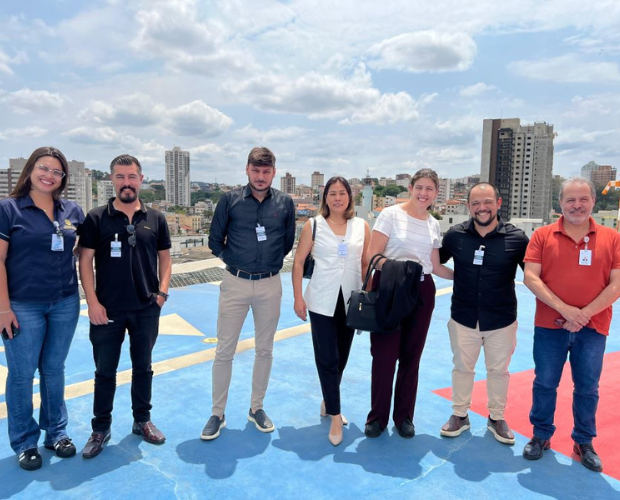 Diretor Clnico de Hospital de Extrema e membro do consrcio Cismanti visita CHSL